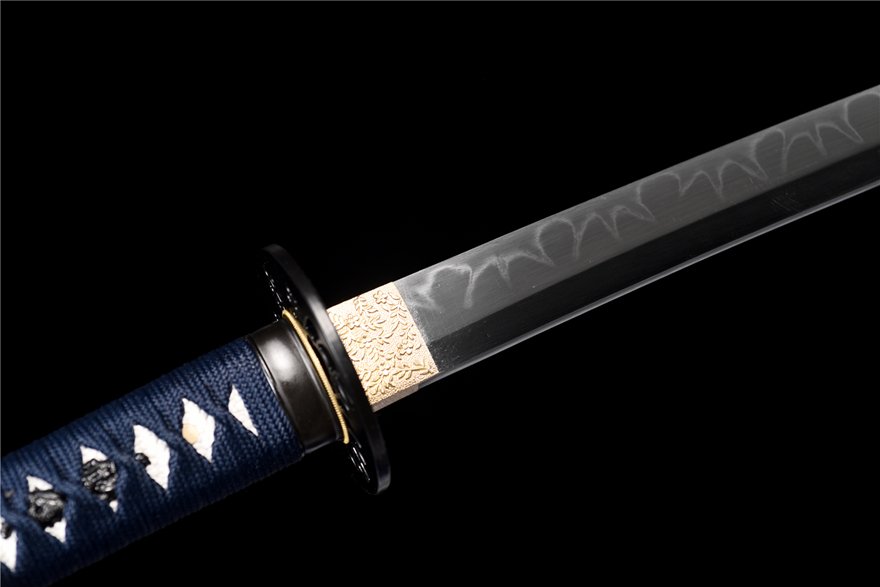 "cold night" t10 clay tempered katana (non sharpened)