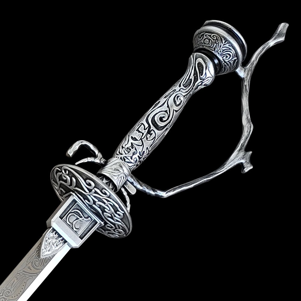 bloodborne rakuyo (luoyang) twin swords, 1:1 full size lady maria’s transformable katana & wakizashi for cosplay & collection bloodborne rakuyo (luoyang) twin swords, 1:1 full size lady maria’s transformable katana & wakizashi for cosplay & collection