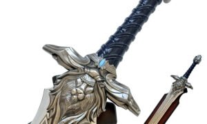 world of warcraft king llane’s royal guard sword, 1:1 full size stormwind lion greatsword for collection & cosplay