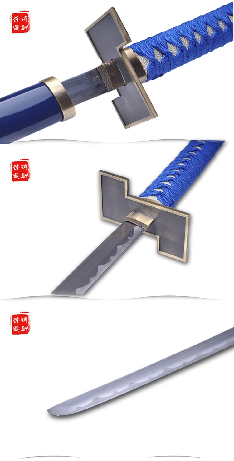 bleach pantera, grimmjow jaegerjaquez zanpakutō 1:1 replica for cosplay & collection