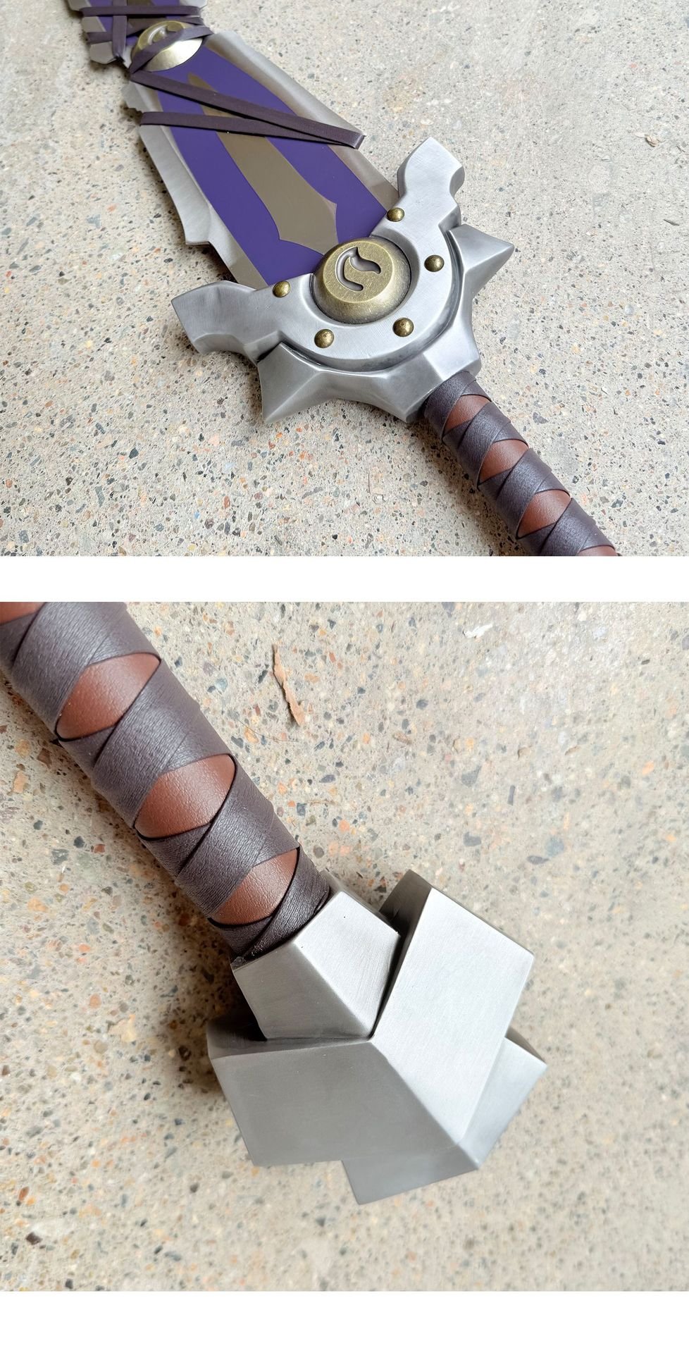 world of warcraft armageddon greatsword, 1:1 full size naxxramas two handed sword for collection & cosplay